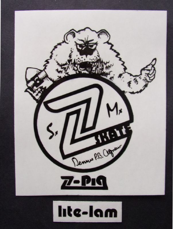 Z Pig skateboard deck