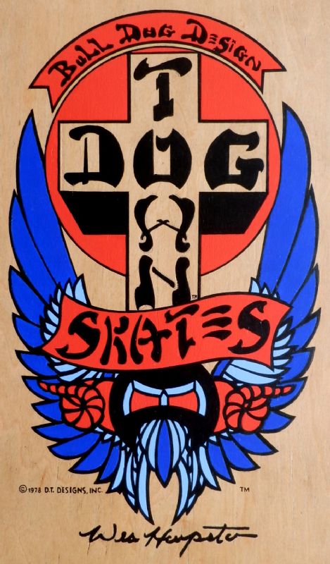 vintage dog town wes humpston skateboard deck